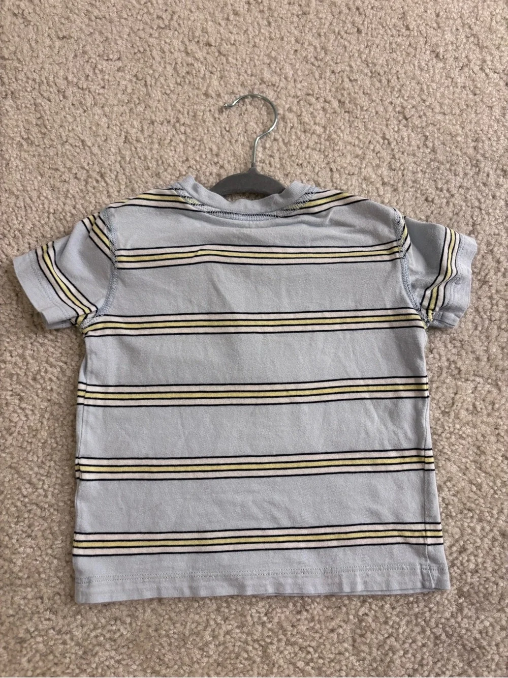 Baby GAP 2T Boys' Light Blue Striped Tee